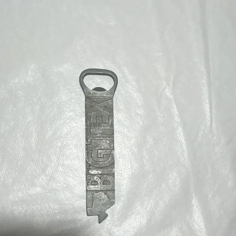 JASO BIG TEX Metal Beer Bottle Opener Made in Canada Breweriana